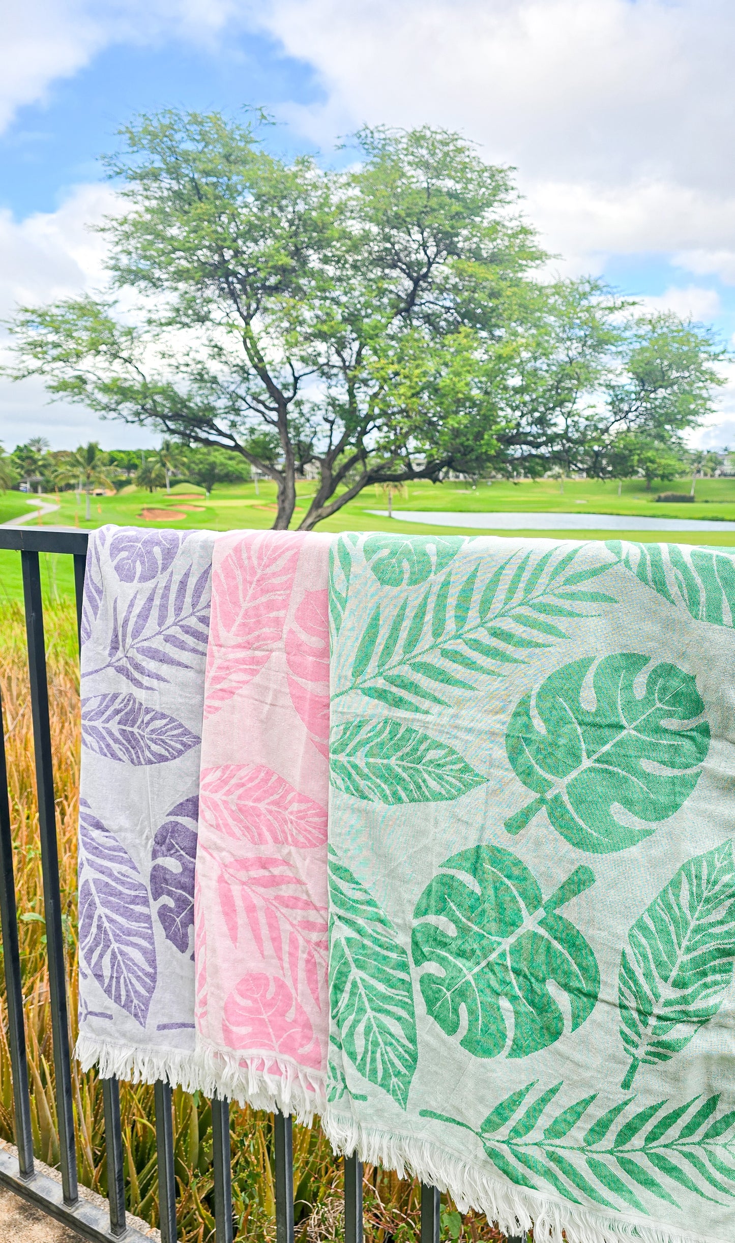 Monstera Collection Turkish Towels