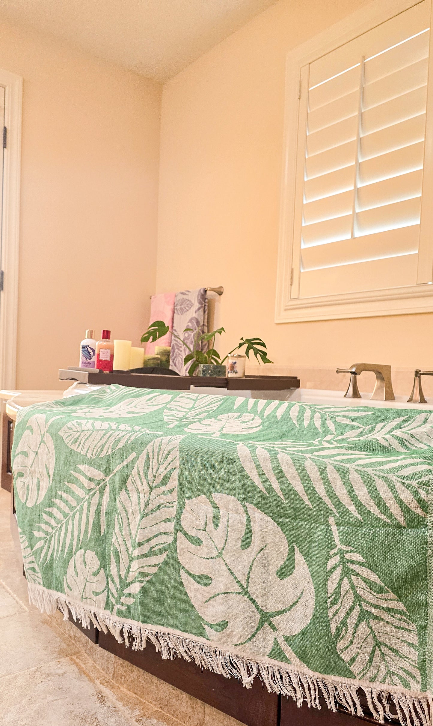 Monstera Collection Turkish Towels