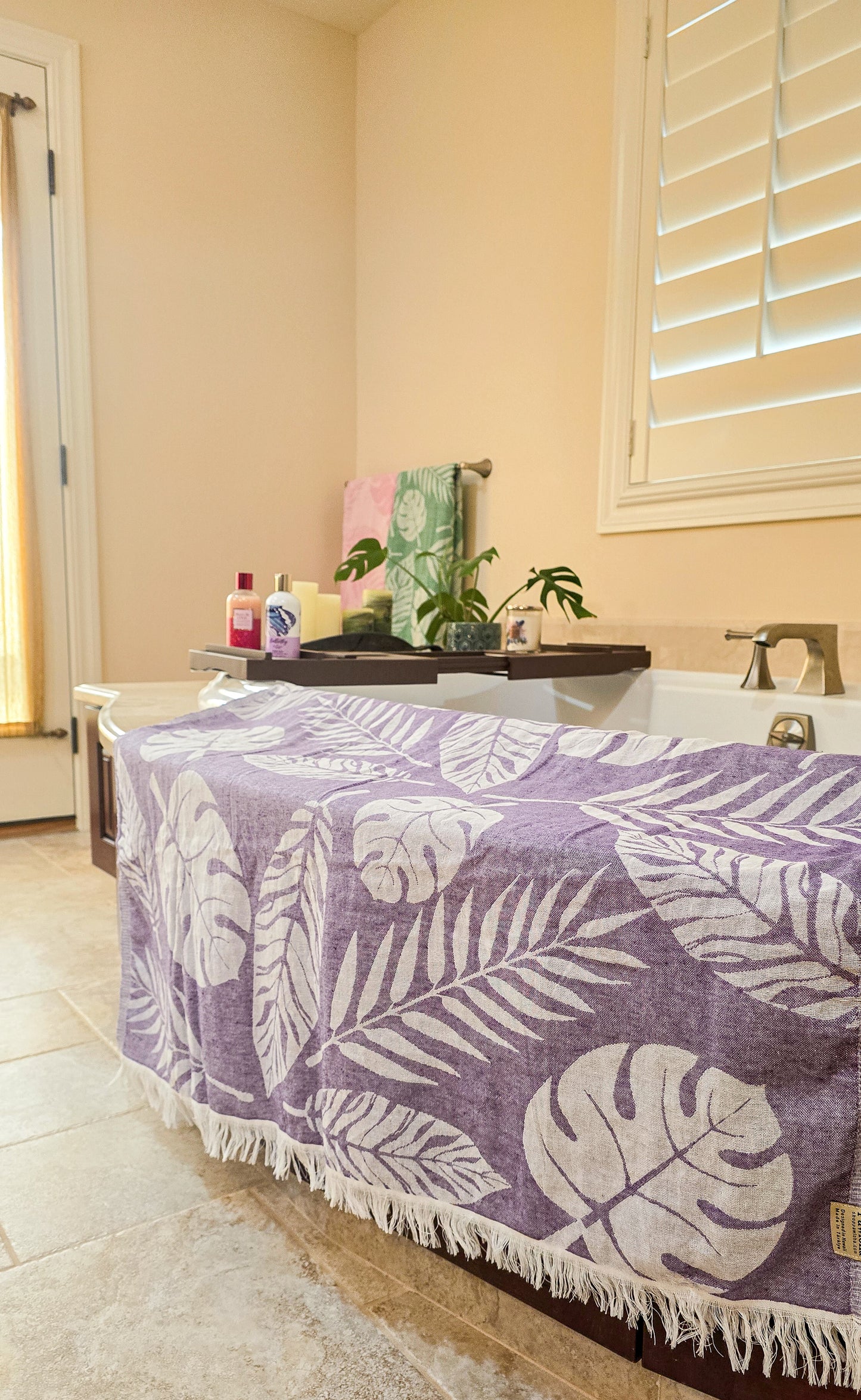 Monstera Collection Turkish Towels