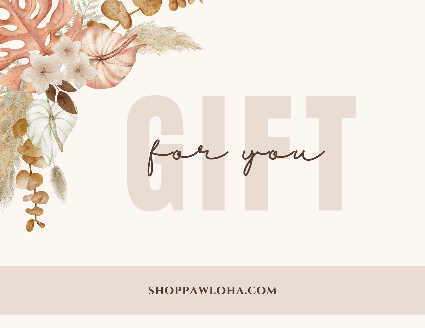 Pawloha Gift Card