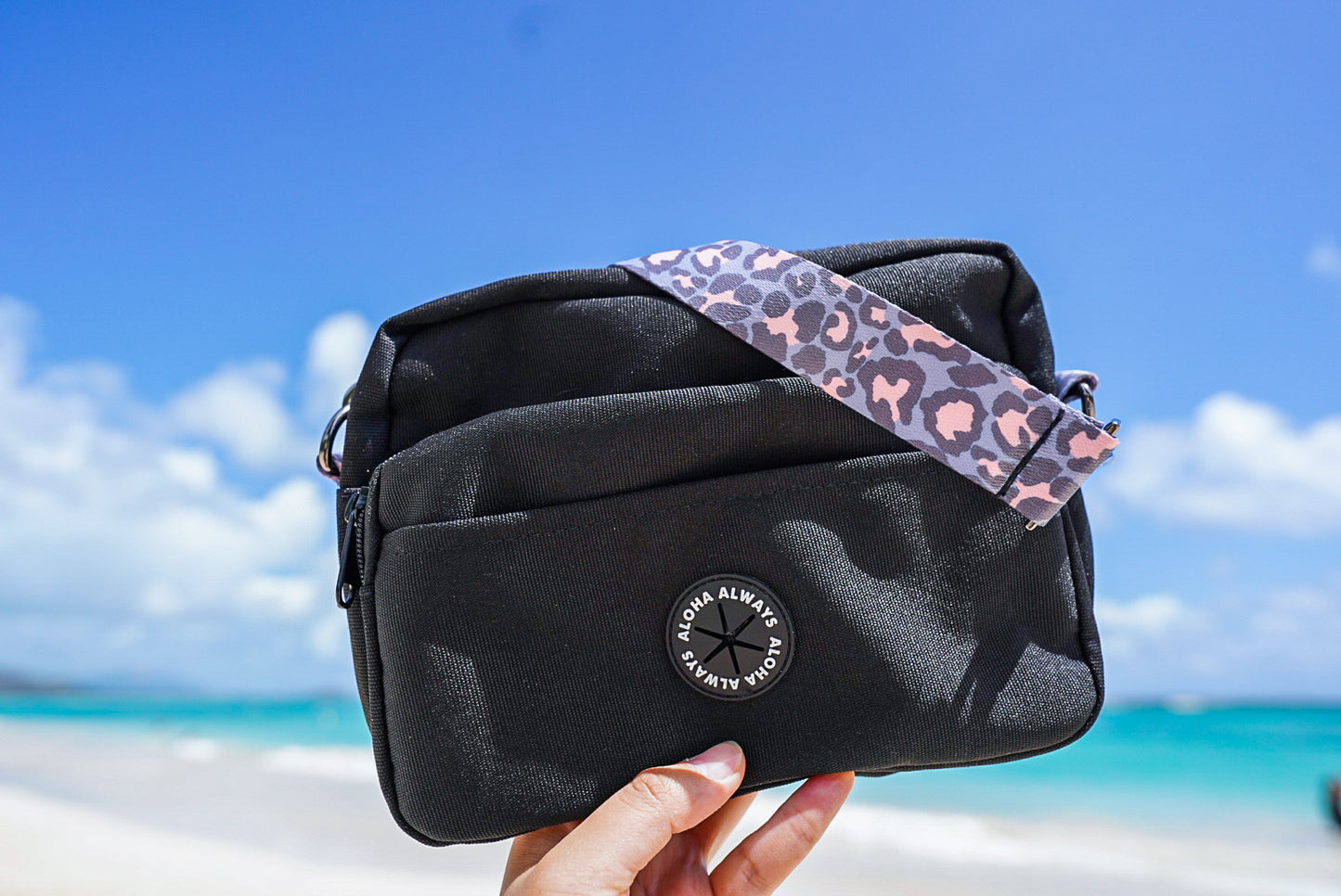 Aloha Dog Walking Bag - Hot Pink