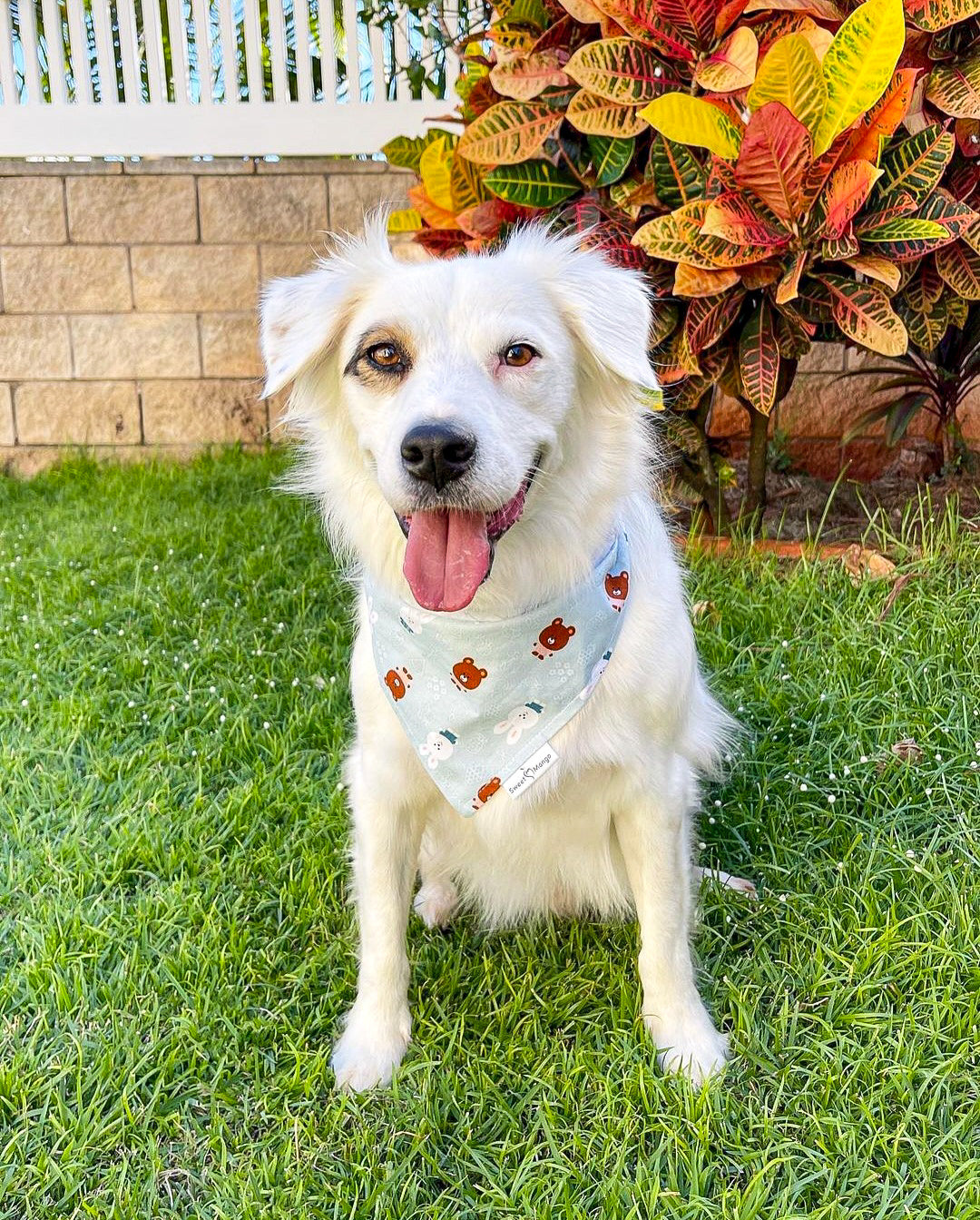 Bears + Bunnies (Blue) Bandana