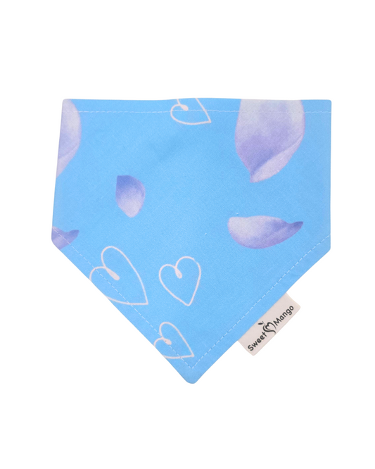 Falling Petals (Blue) Bandana