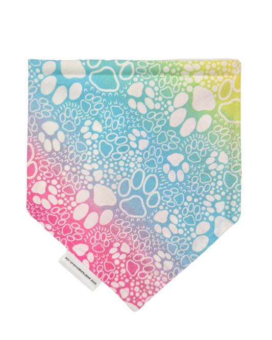 Rainbow Paws Bandana